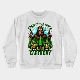 Bigfoot and Two Turtles: Armed Encounters Crewneck Sweatshirt